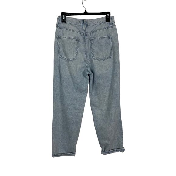 Willow And Root The Dad Jean Light Wash Distressed Relaxed Fit Jeans 27 - Picture 3 of 7